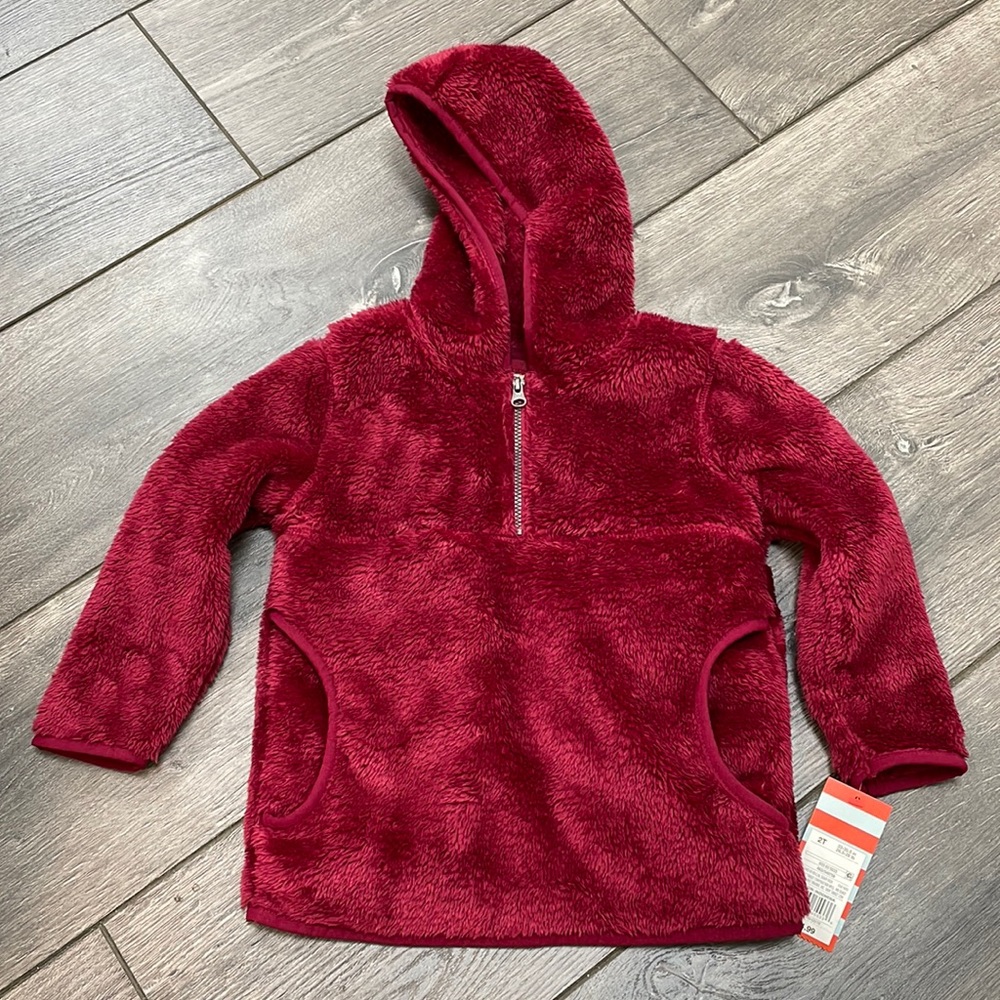 Cat and Jack soft maroon pullover